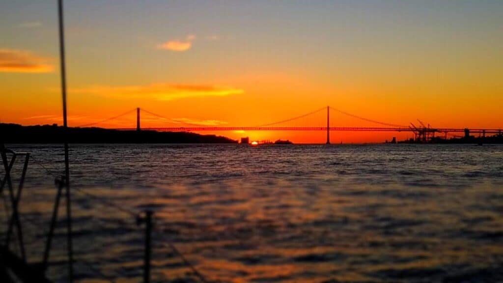 Por do Sol em Lisboa