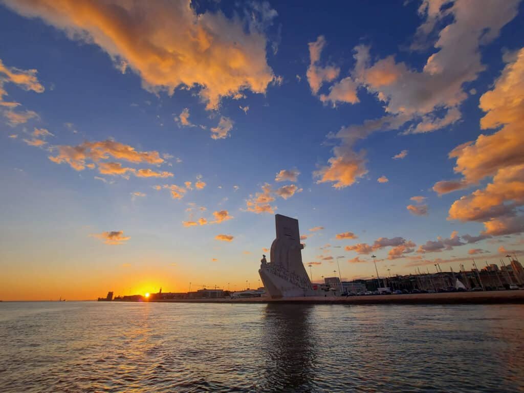 Padrão dos Descobrimentos durante o sunset