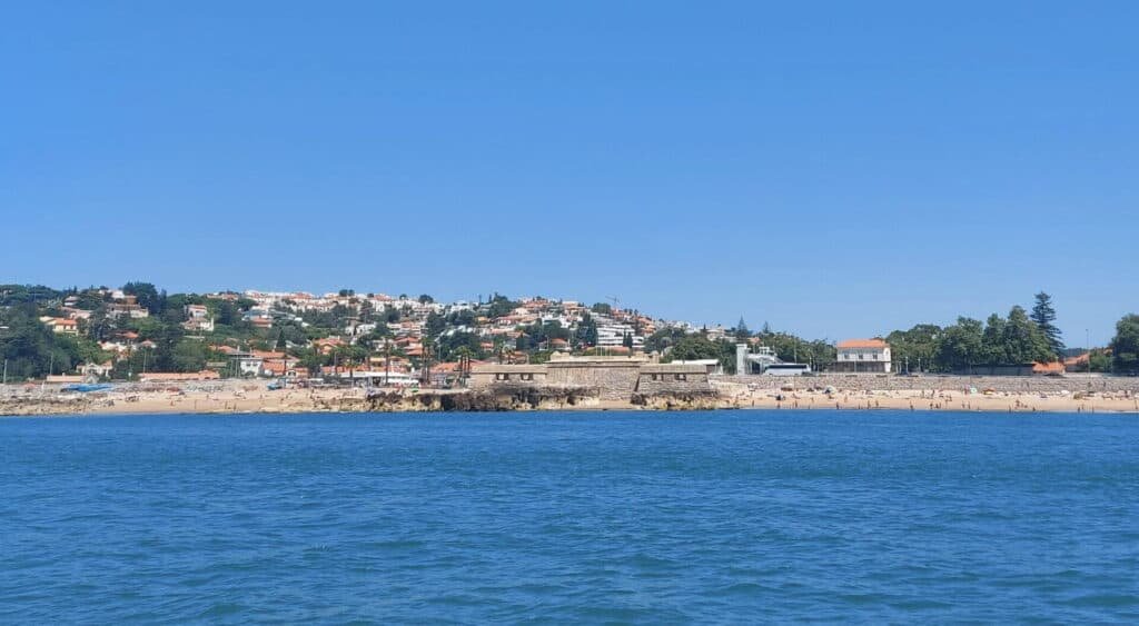 Forte de S. Bruno visto desde as águas atlânticas