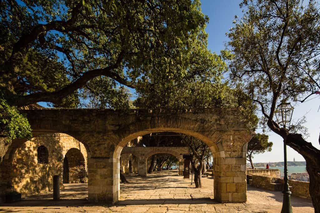 Os jardins do Castelo de São Jorge