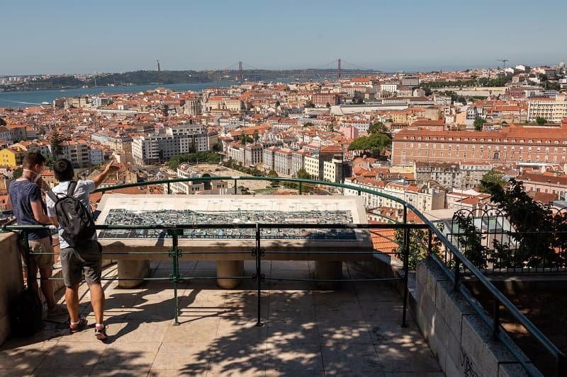 Maravilhosas vistas sobre a cidade