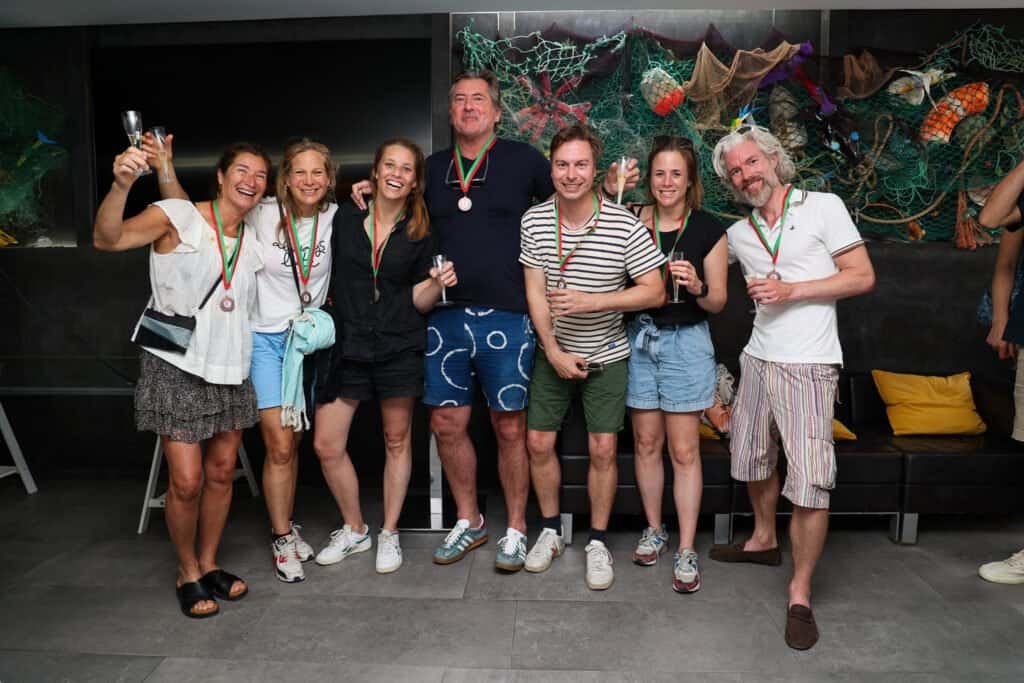 Foto dos Vencedores do 3º lugar da regata